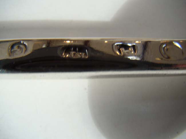 A fabulous English Queen Anne period Scottish 'Rat -Tail' pattern Silver Stuffing Spoon by Charles Dickson of Edinburgh, 1711, with assay mark of Edward Penman. — image 2